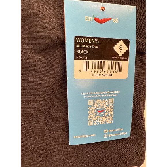 Hot Chillys Women's Micro Elite Chamois Crewneck Top Midweight Base Layer Size S - Picture 4 of 9